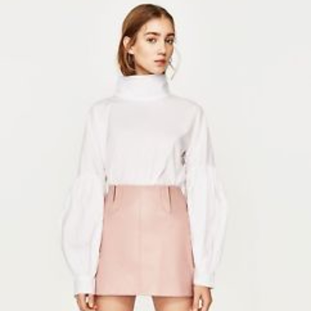 Faux leather Zara skirt